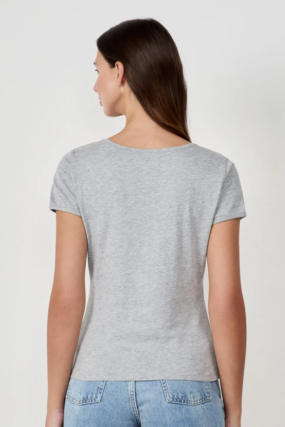 Camiseta de manga corta de algodón