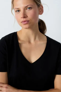 Camiseta de manga corta de algodón