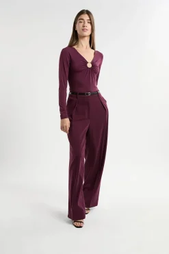 Camiseta de manga larga con anilla