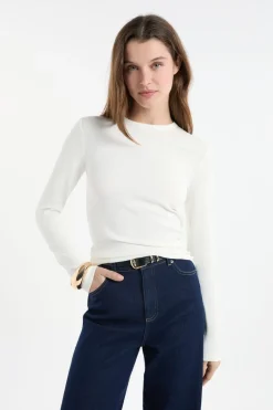 Camiseta de manga larga de algodón