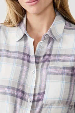 Camiseta de pijama a cuadros