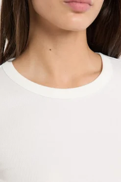 Camiseta de pijama con cuello redondo y algodón