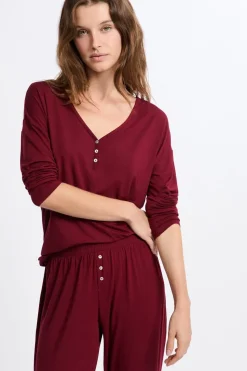 Camiseta de pijama de manga larga