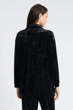 Camiseta de pijama de terciopelo