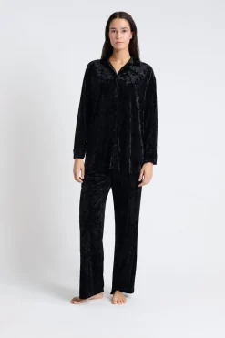 Camiseta de pijama de terciopelo