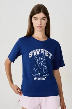 Camiseta de pijama estampada