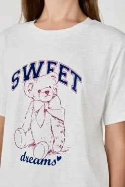 Camiseta de pijama estampada