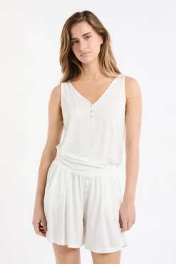 Camiseta de tirantes lisa