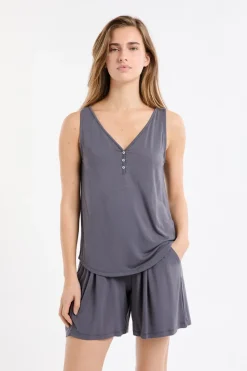 Camiseta de tirantes lisa