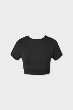 Camiseta deportiva de manga corta 2 en 1