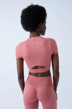 Camiseta deportiva de manga corta 2 en 1