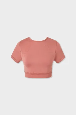 Camiseta deportiva de manga corta 2 en 1