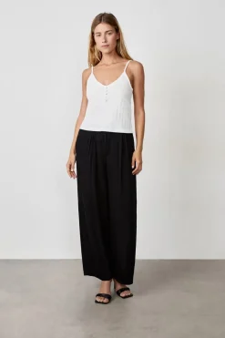 Camiseta sin mangas de algodón con tirantes finos