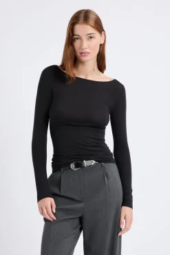 Camiseta térmica con cuello barco