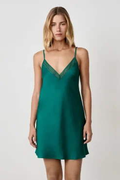 Camisón corto de satén