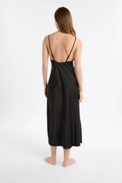 Camisón largo de satén