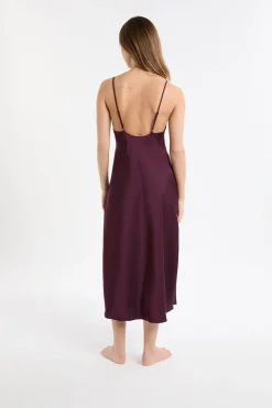 Camisón largo de satén