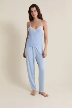 Caraco avec détails dentelle