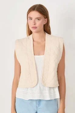 Chaleco acolchado de algodón sin mangas