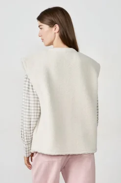 Chaleco de pelo sintético