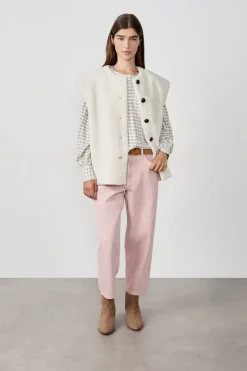 Chaleco de pelo sintético