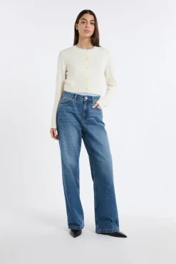 Chaleco mini de manga larga