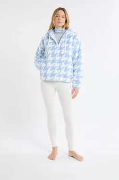 Chaqueta con estampado efecto polar