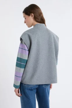 Chaqueta sin mangas con lana