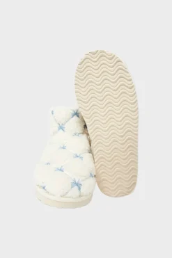 Chaussons bottines avec fausse fourrure