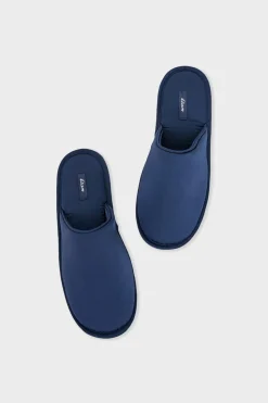 Chaussons mules satinés