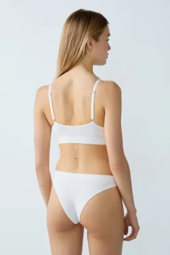 Cómodo tanga de algodón