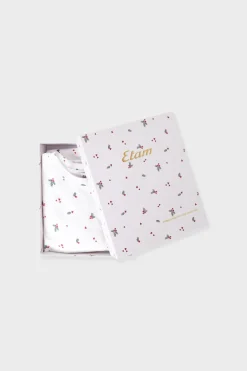 Conjunto de pijama de 2 piezas con estampado de algodón