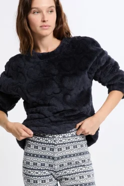 Conjunto de pijama de 2 piezas con estampado