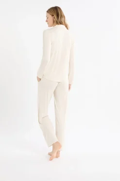 Conjunto de pijama de 2 piezas de manga larga