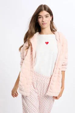 Conjunto de pijama de 3 piezas con estampado de algodón