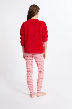 Conjunto de pijama de 2 piezas con estampado