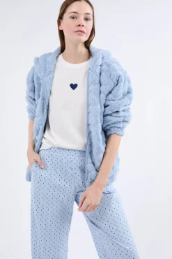 Conjunto de pijama de 3 piezas con estampado