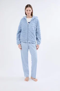 Conjunto de pijama de 3 piezas con estampado