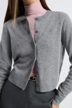 Cárdigan con botones de cachemira