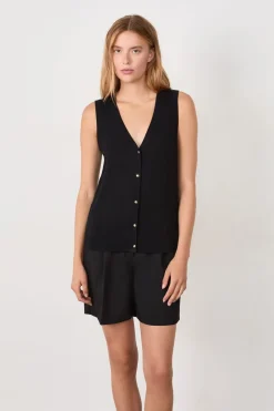 Cárdigan sin mangas