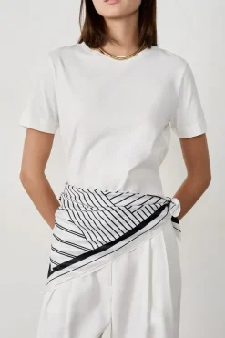 Foulard con estampados