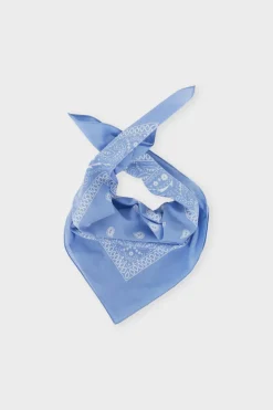 Foulard estampado de algodón