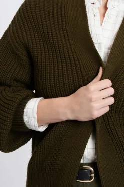 Gilet à manches longues grosse maille