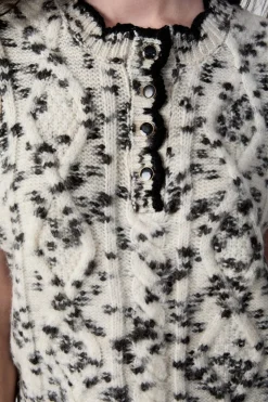 Jersey de botones sin mangas