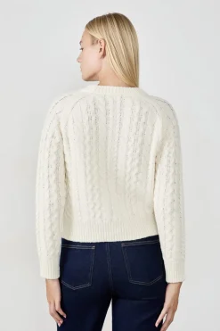 Jersey de cuello redondo de punto grueso