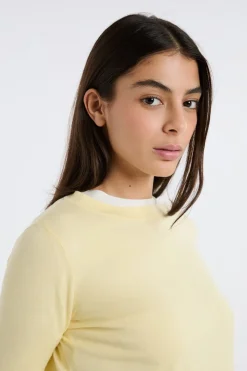 Jersey de cuello redondo de lana