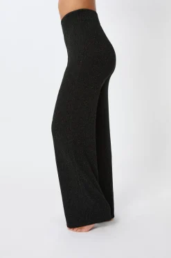 Leggings anchos tejidos brillantes