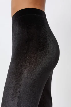 Leggings anchos tejidos brillantes