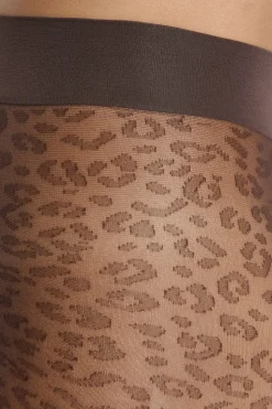 Medias transparentes con motivos - 30D