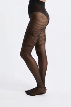 Medias transparentes con encaje - 15D